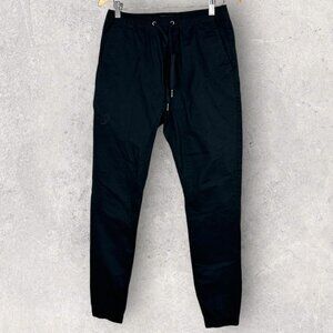 Zanerobe Sureshot Joggers Black Mens Size 32 Slouch Cotton Casual‎ Lounge Pants